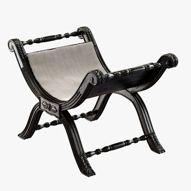 Restoration Hardware 18TH C. NEOCLASSICAL UPHOLSTERED STOOL — Скачать
