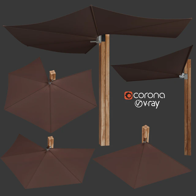 Wall-mounted Garden umbrella — Descargar
