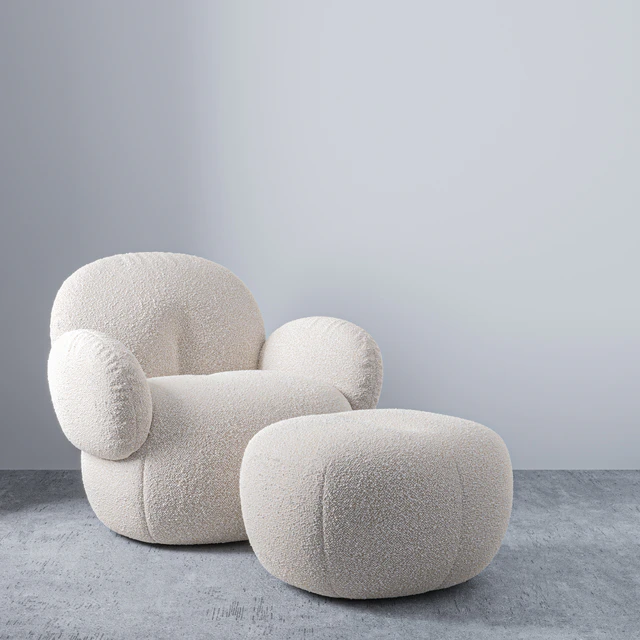 Nana Love Armchair and pouf by Freifrau — Descargar