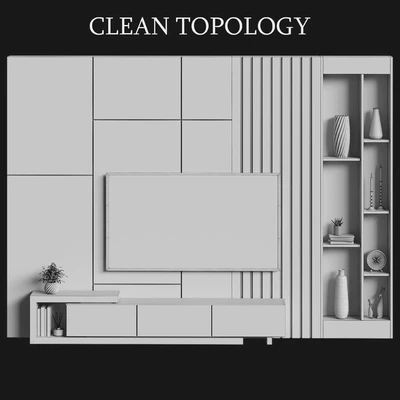 modern tv wall 11 — Вид 4