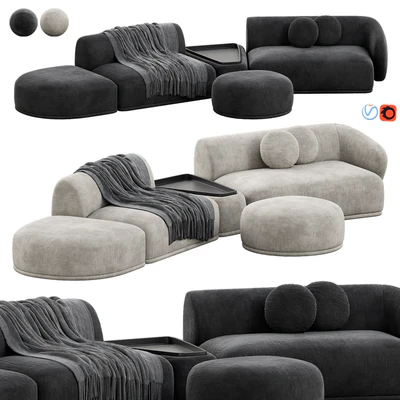 Rene Sofa by Meridiani Set 5 — Ver 1