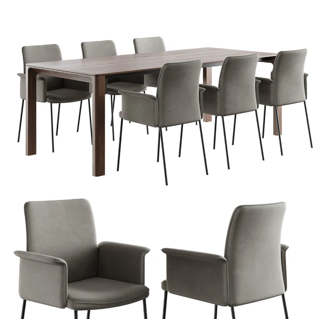 Dining set christine kroencke porto table / jaro 200 chair — Descargar