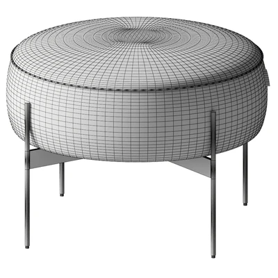Kardiel - Dot Fabric Ottoman — Вид 3