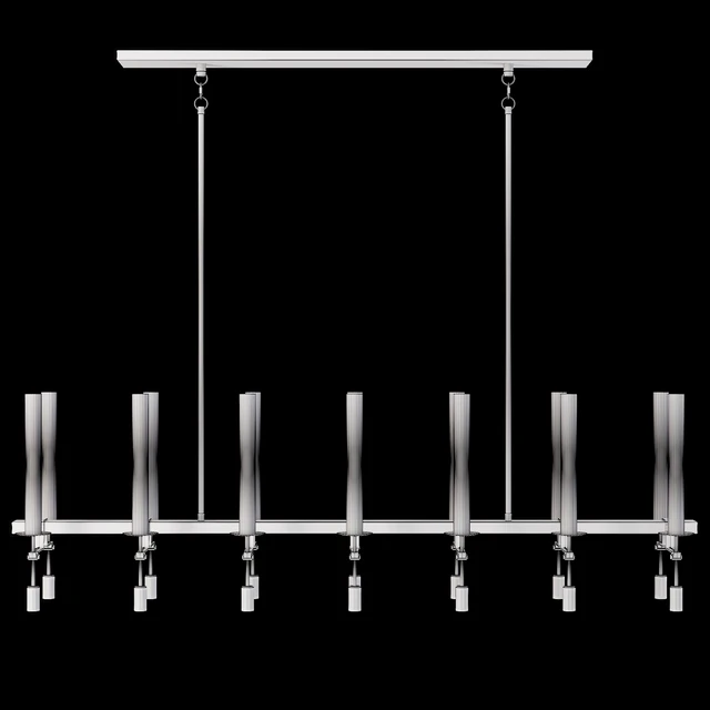 Restoration Hardware FONTANELLE LINEAR CHANDELIER 66 Nickel — Скачать