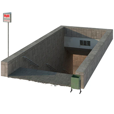 Entrance to the subway / underpass — Ver 4
