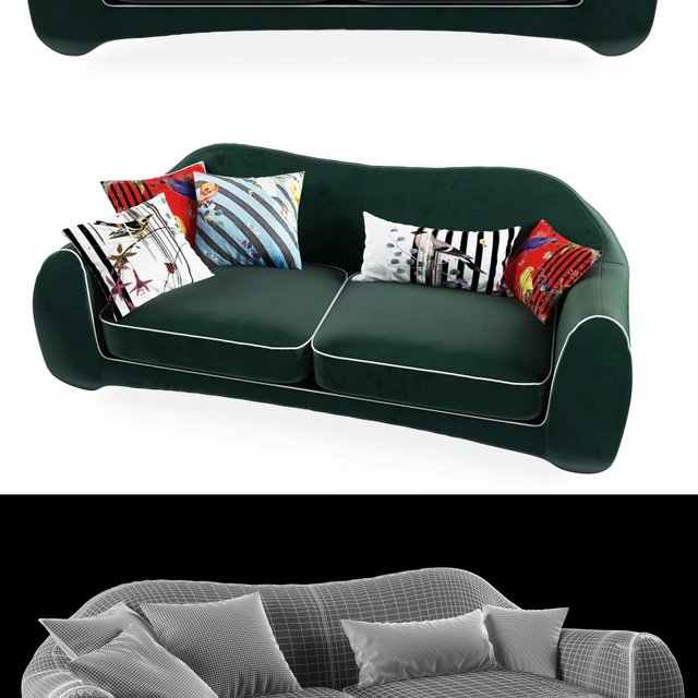 MAISON LACROIX LARGE 3-SEAT SOFA — Descargar
