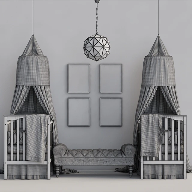 Pottery barn kids Kendall convertible crib — Descargar
