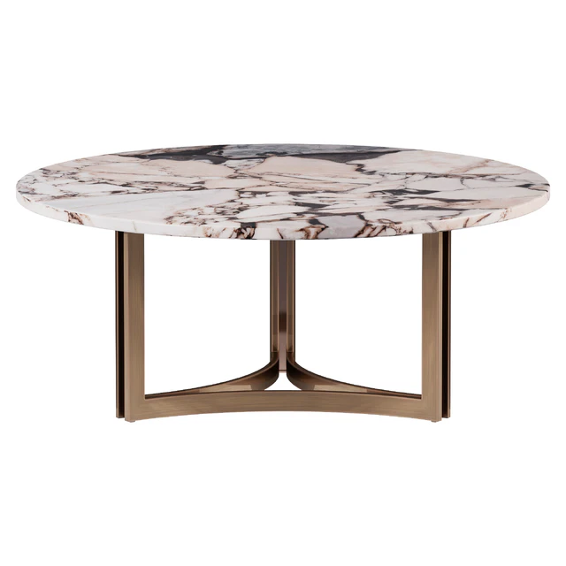 Round marble coffee table — Descargar