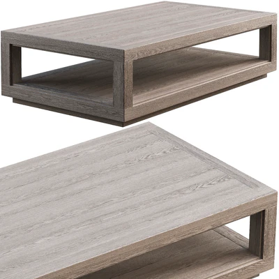 Coffee table Restoration Hardware Grand Framed — Ver 3