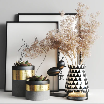 set729 -black and white twig — Ver 1