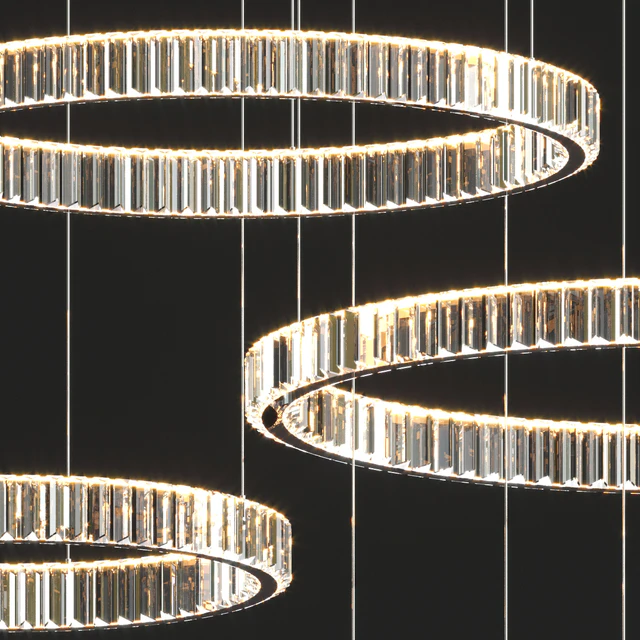 Ring Led Duplex Chandelier — Скачать