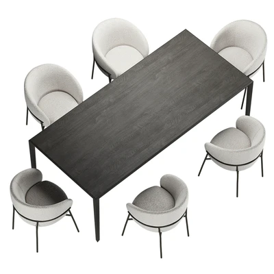 TRIA Table RIMO Chair — Ver 5