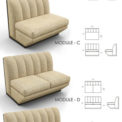 VIENNA Modular Banquet Seating — Ver 3