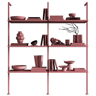 Shelving unit with Zalf decor — Ver 4