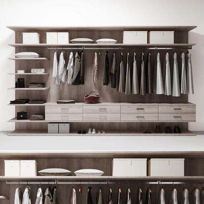 wardrobe with clothes — Ver 1