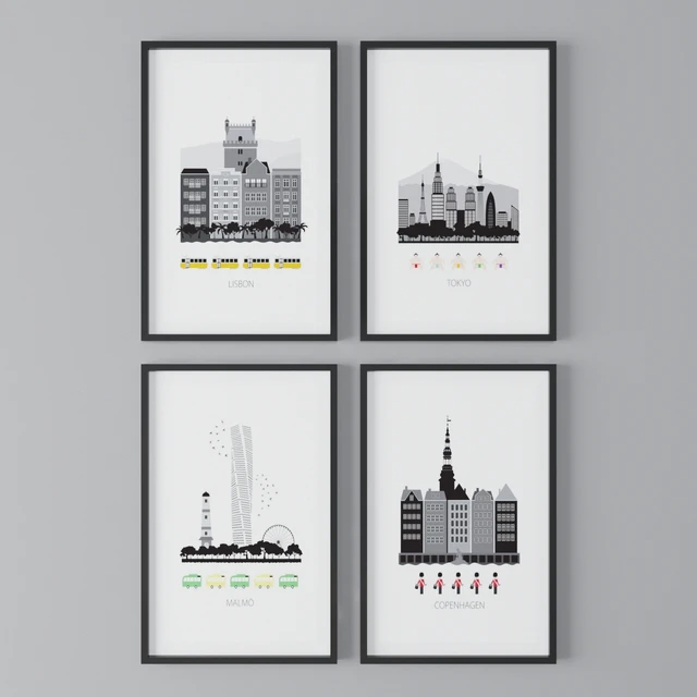 City theme paintings 2 — Скачать