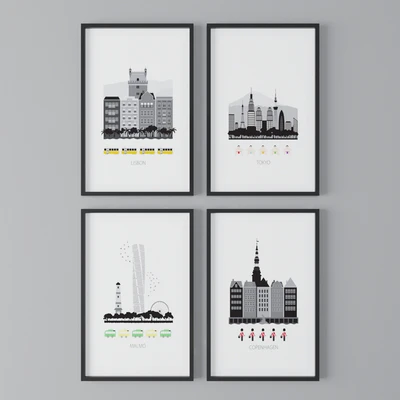 City theme paintings 2 — Вид 3