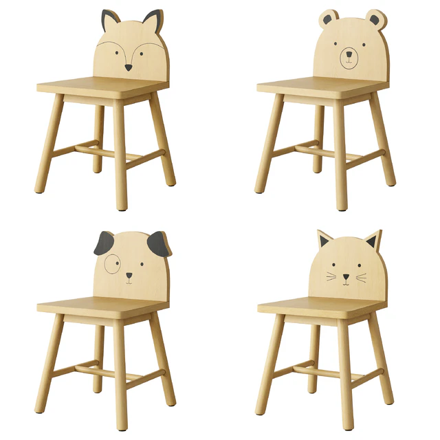 Crate and Barrel Animal Kids Chair — Скачать
