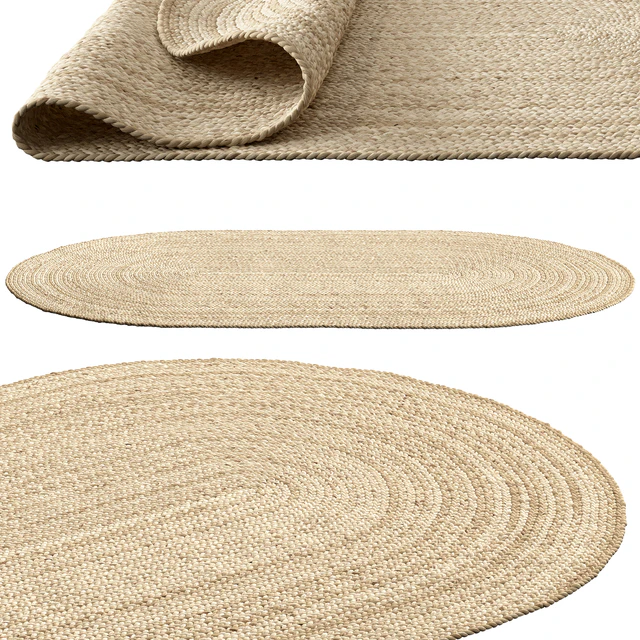 SAFAVIEH Dina Coastal Jute Rug Oval — Скачать