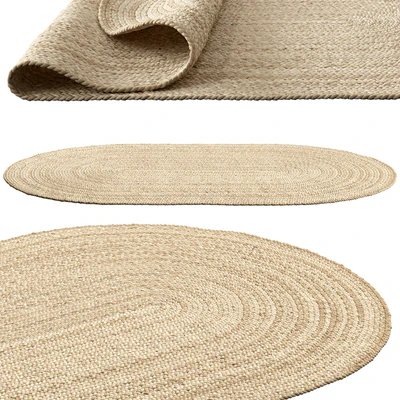 SAFAVIEH Dina Coastal Jute Rug Oval — Вид 1