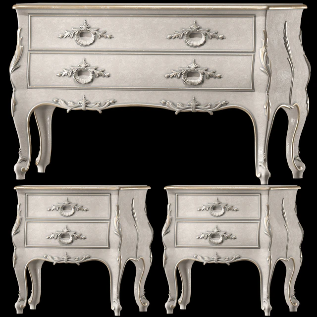 juliettesinteriors nightstand and dresser art JX0108 — Скачать