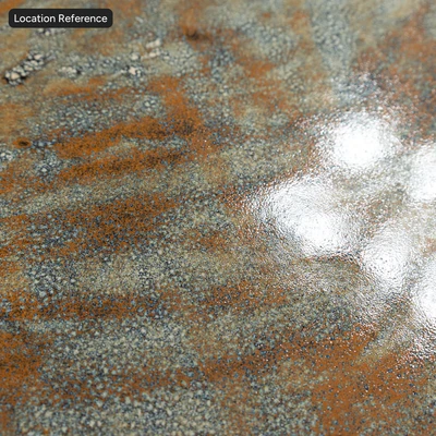 glazed ceramic pottery texture glossy black — Ver 7