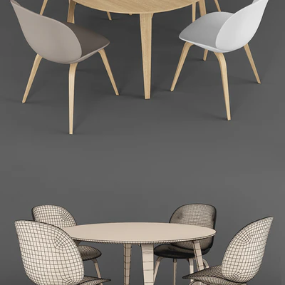 GUBI Dining group 2 — Вид 3