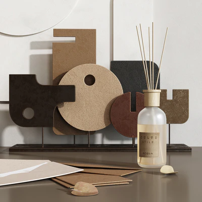 Gypsum panno decorative set — Ver 5