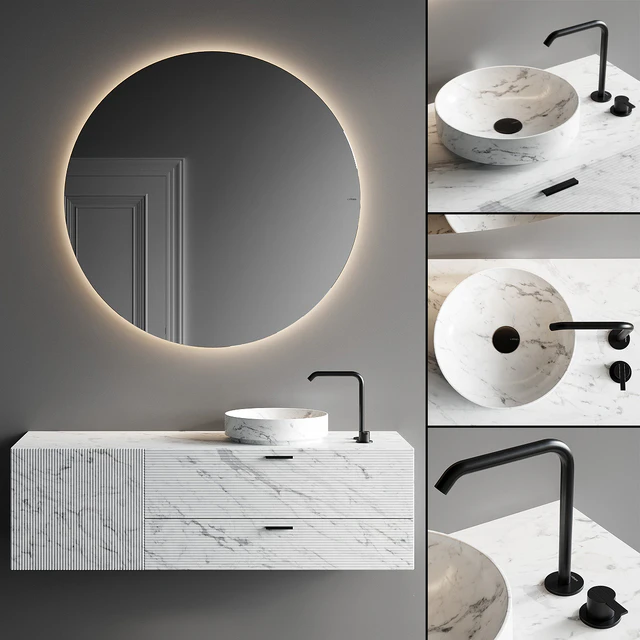 Inbani Grate 02 Vanity Unit Set 5 — Скачать