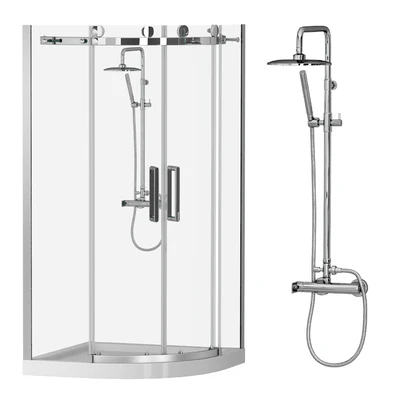 Shower corners Cezares set 1 — Ver 7