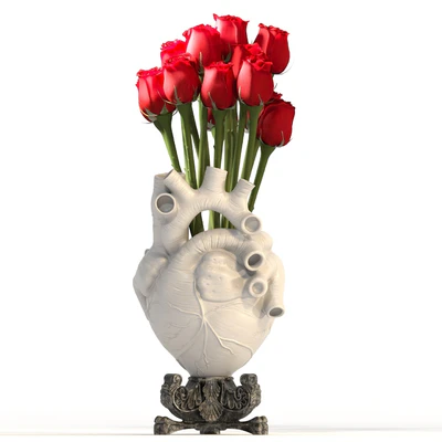 Heart Vase 2 White — скачать