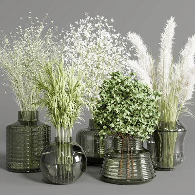 collection Plants Bouquet Indoor glass vase — Вид 1