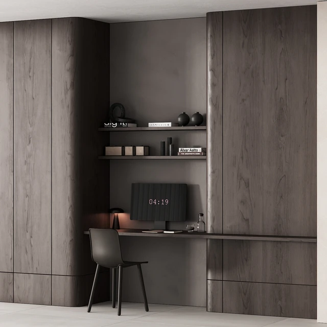 218 office furniture 05 workplace 01 minimal scandi 4 options — Descargar