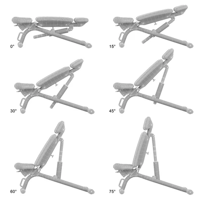Technogym Adjustable Bench — Ver 7