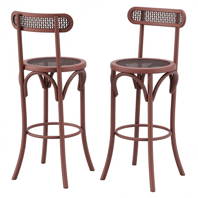 Thonet Style Bar Stool — Скачать