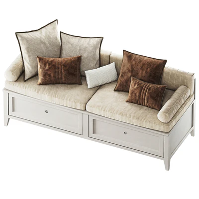 Pillows set window, soft area, hallway — Ver 1