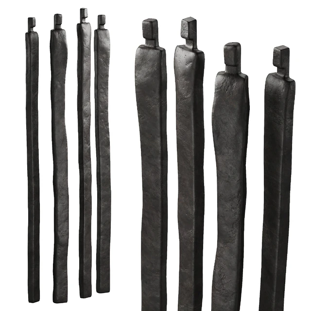 332 interior sculptures 08 abstract figures of people bronze P01 — Скачать