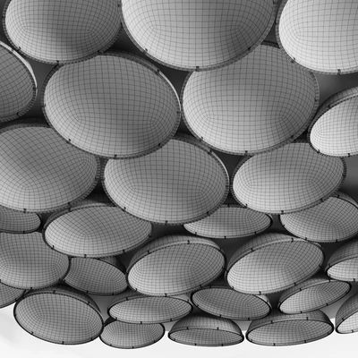 Decorative wicker ceiling — Ver 5