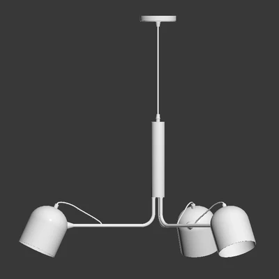 Liang Pendant lamp metal white — Ver 3