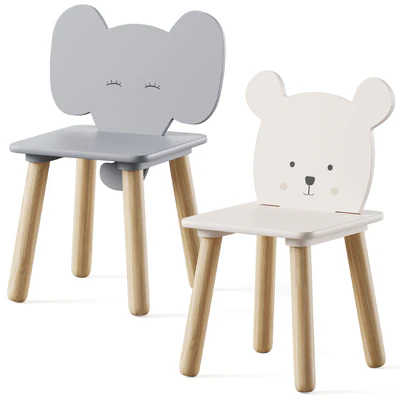 Table and Animal Kids Chair by jabadabado — Вид 5