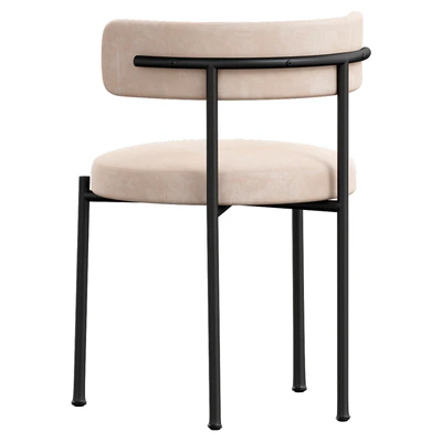 Inesse Boucle Ivory Dining Chair — Вид 4