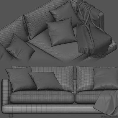 Flexform Long Island Sofa Set 01 — Ver 5