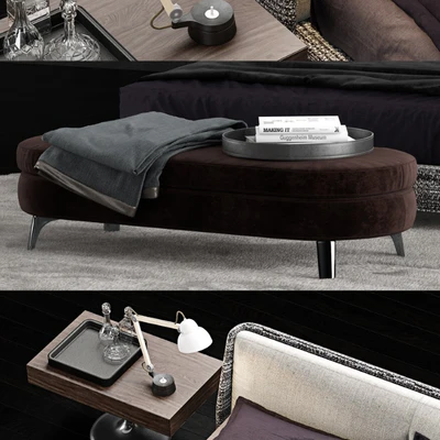 Minotti Spencer Bed — Ver 3