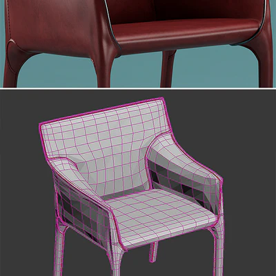 Table and chairs walterknoll Saddle Chair — Ver 3