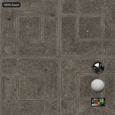 geometric patterned aggregate concrete sidewalk texture — Вид 7