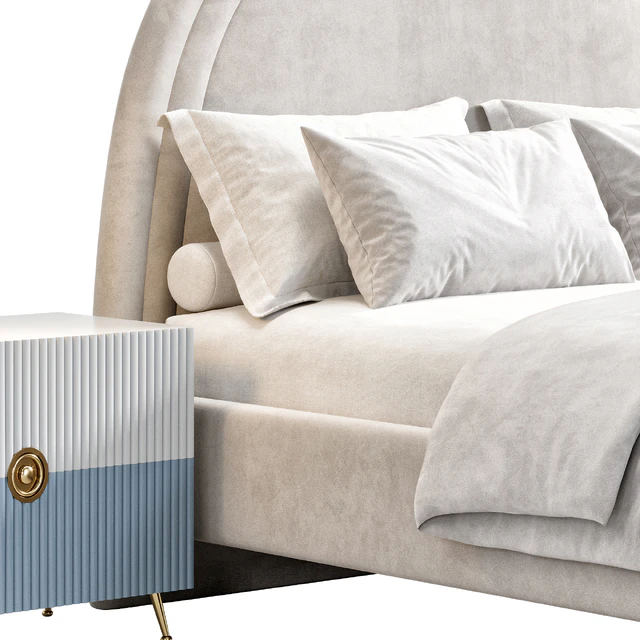 Channel Upholstered Bed by Pbteen — Скачать