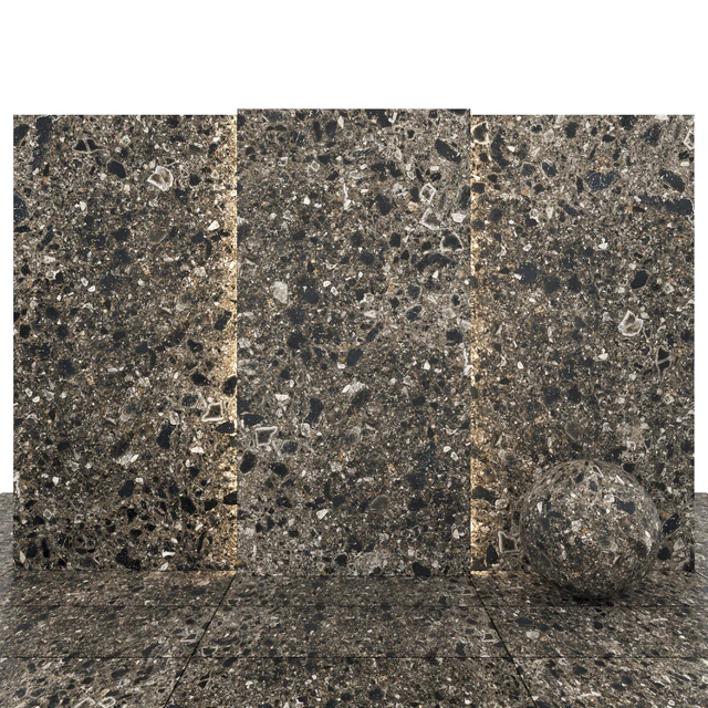 Terrazzo Black stone — Descargar