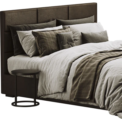 RH Modena Leather Bed — Вид 3