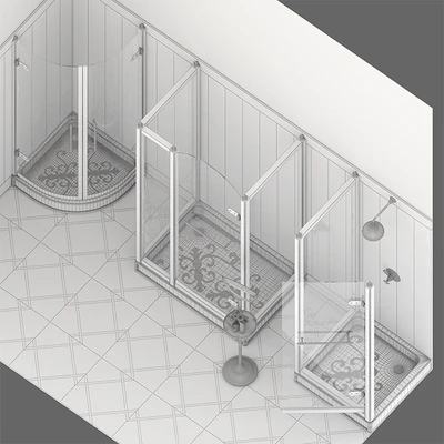 Devon&Devon Arabesque Shower Trays with Stalls — Вид 3