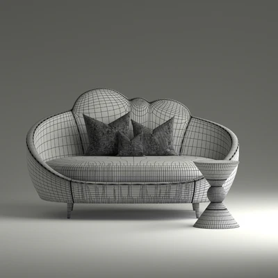 Ether Settee Sofa — Ver 3